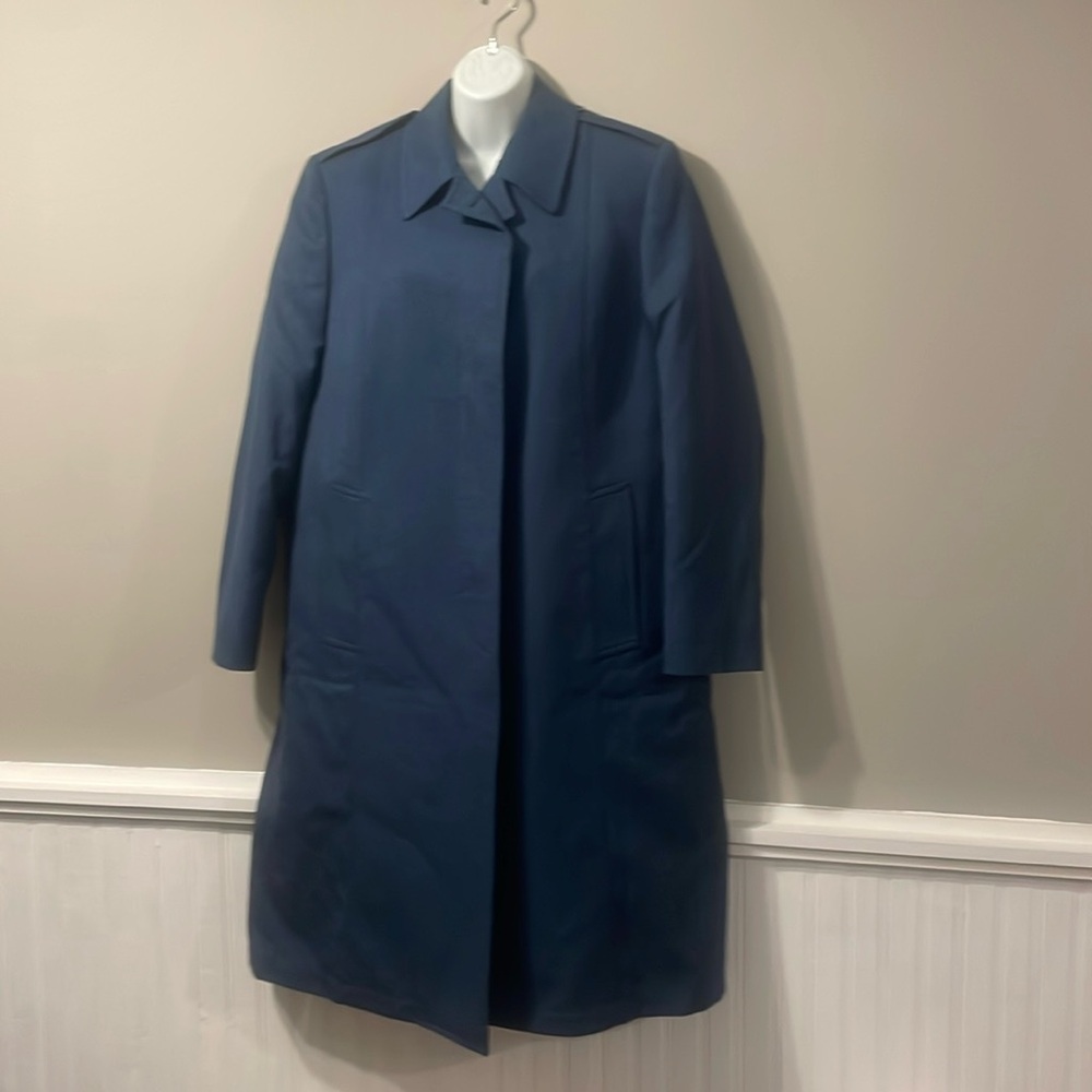 Logistic, pure wool men’s winter coat, blue size small or medium